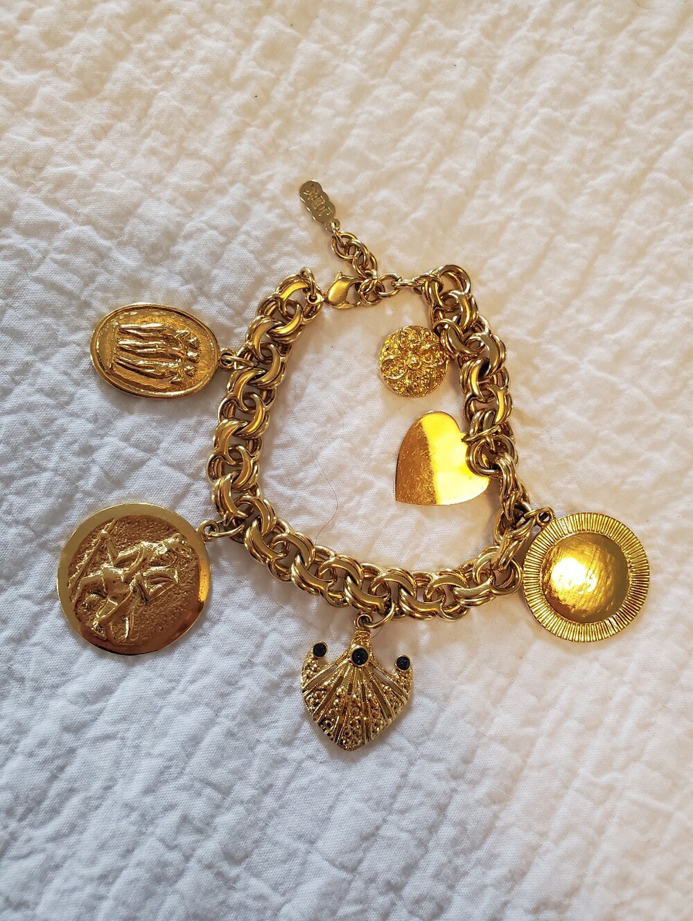 Vintage Camrose & Kross JBK Charm Bracelet